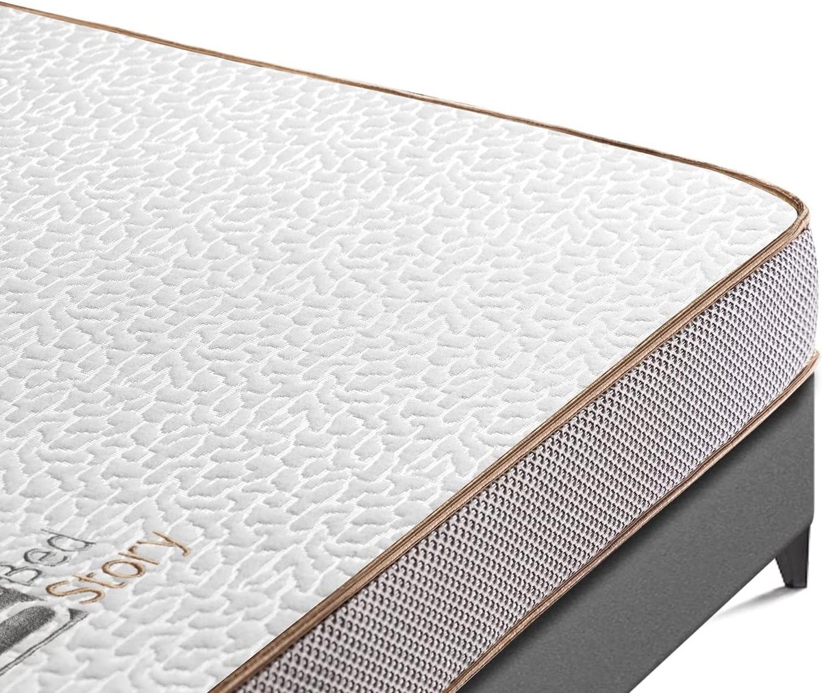 SnelShoppen - 7,5cm Gel Traagschuim Matras Topper 140x200 - Visco Schuim Matrassenspreider voor Boxspringbed en Slaapbank - Verhoogt Ligcomfort en Ver