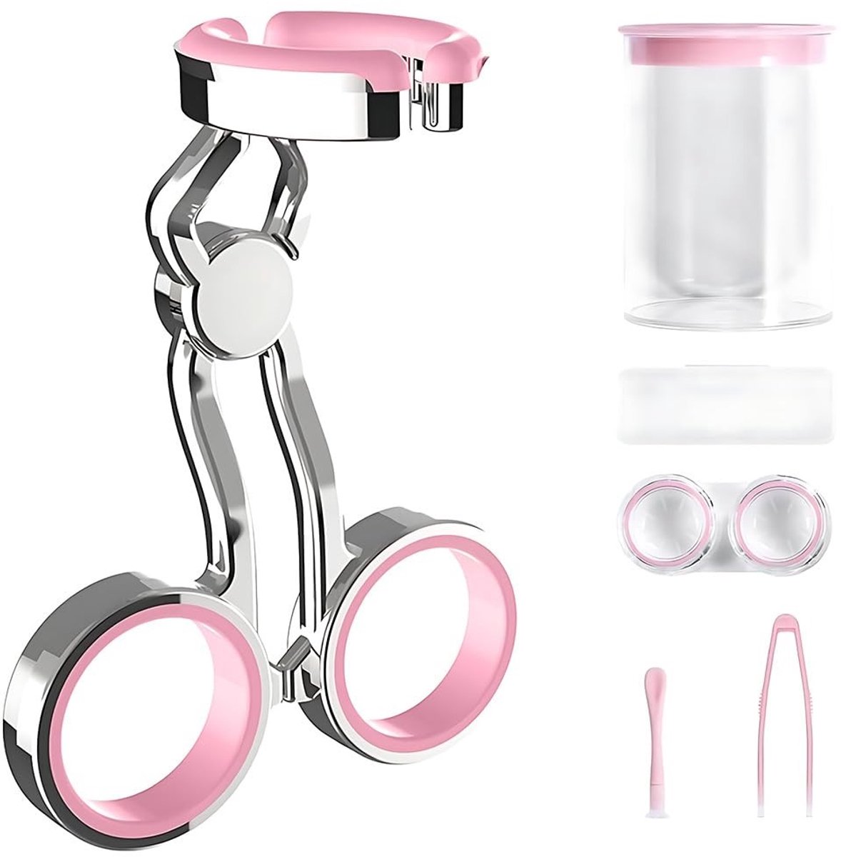 Dailygoods- Contactlensinserter Ergonomisch Ontwerp - Pincet voor Zachte Lenzen - Hulpmiddel voor Dames/Heren - Duurzaam Siliconen - Veilig en Comfortabel - Contactlenshulpmiddel