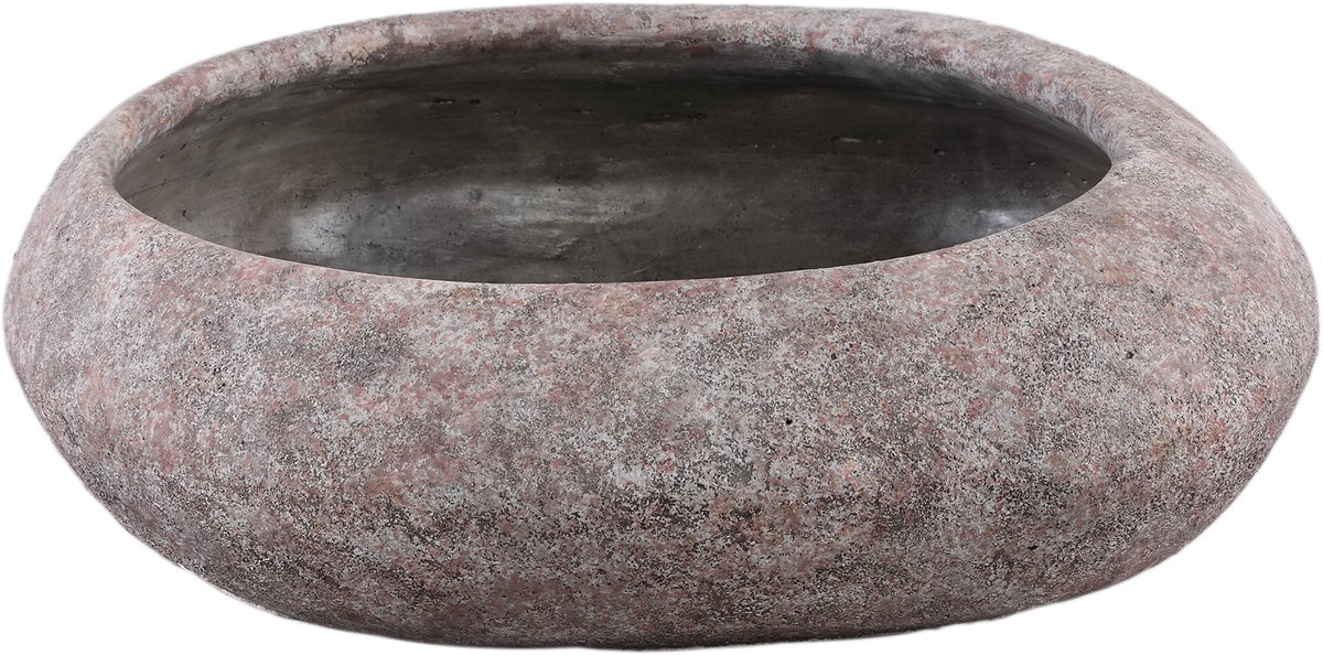 PTMD Juuls Grey Cement Irregular Bowl