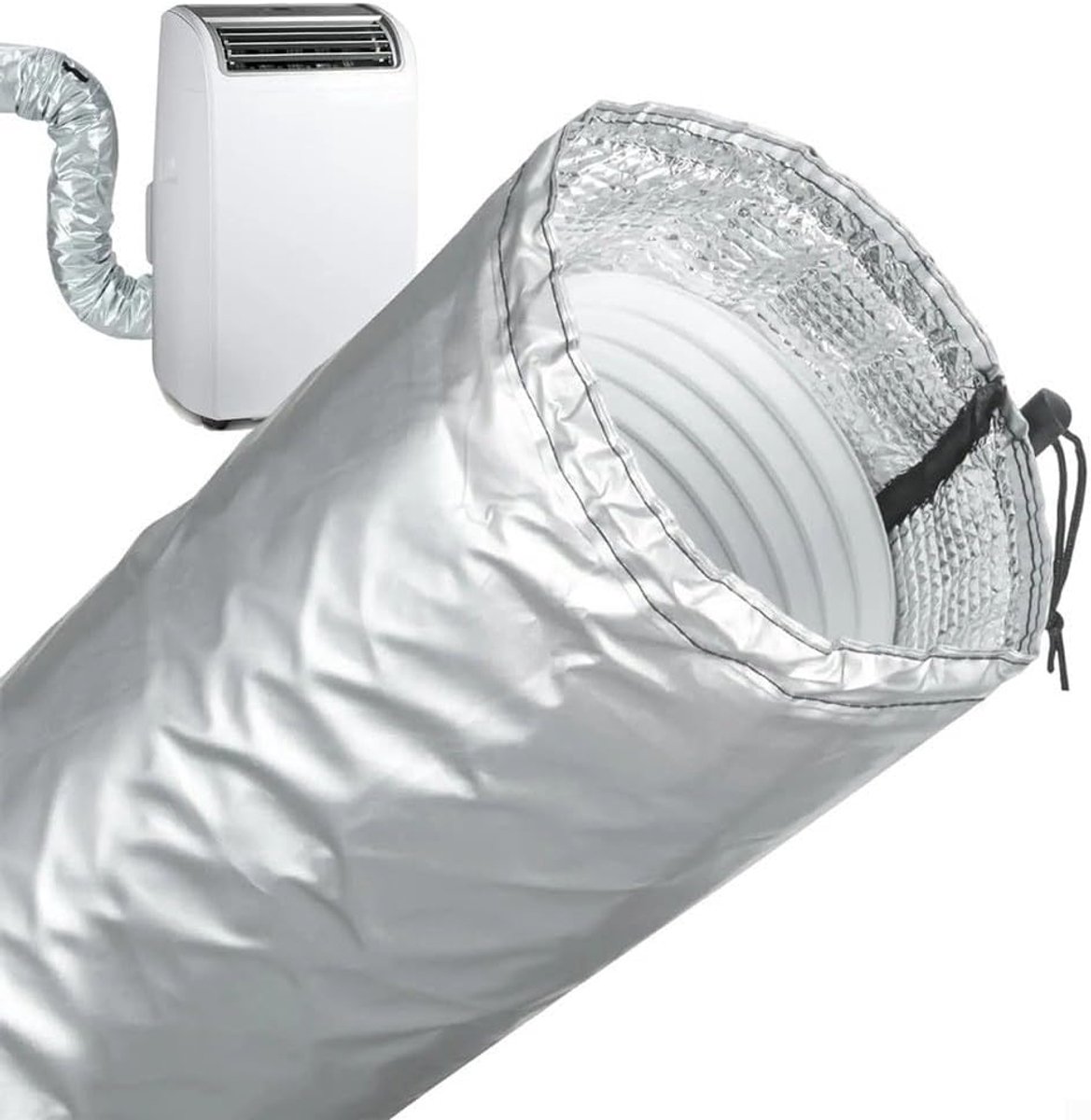 VHV - Airco Slanghoes - Isolatiehoes voor Mobiele Airco - Zilver - Voor Afvoerslang