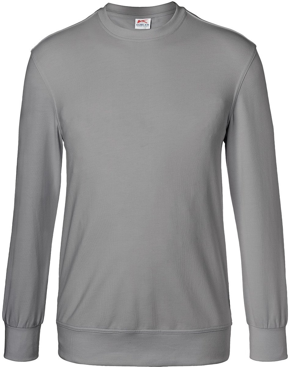 KÜBLER 50236330 Sweatshirt Werktrui HEREN Veiligheidstrui Middelgrijs - Krasvrij - 50% Katoen 50% Polyester