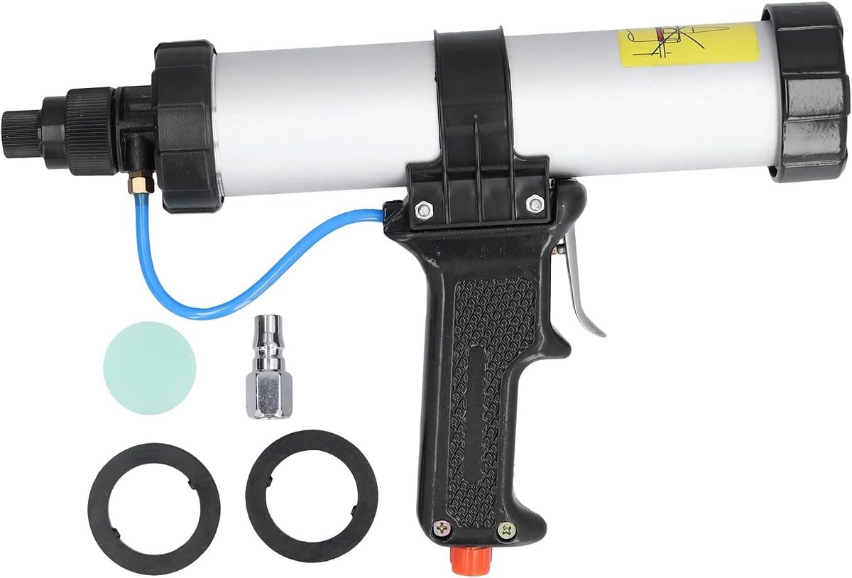 Professionele Pneumatische Kit voor Kitpistool 310ML met Luchtdrukregelaar voor Bouw en Decoratie, Ideaal voor Lijmen en Afwerking