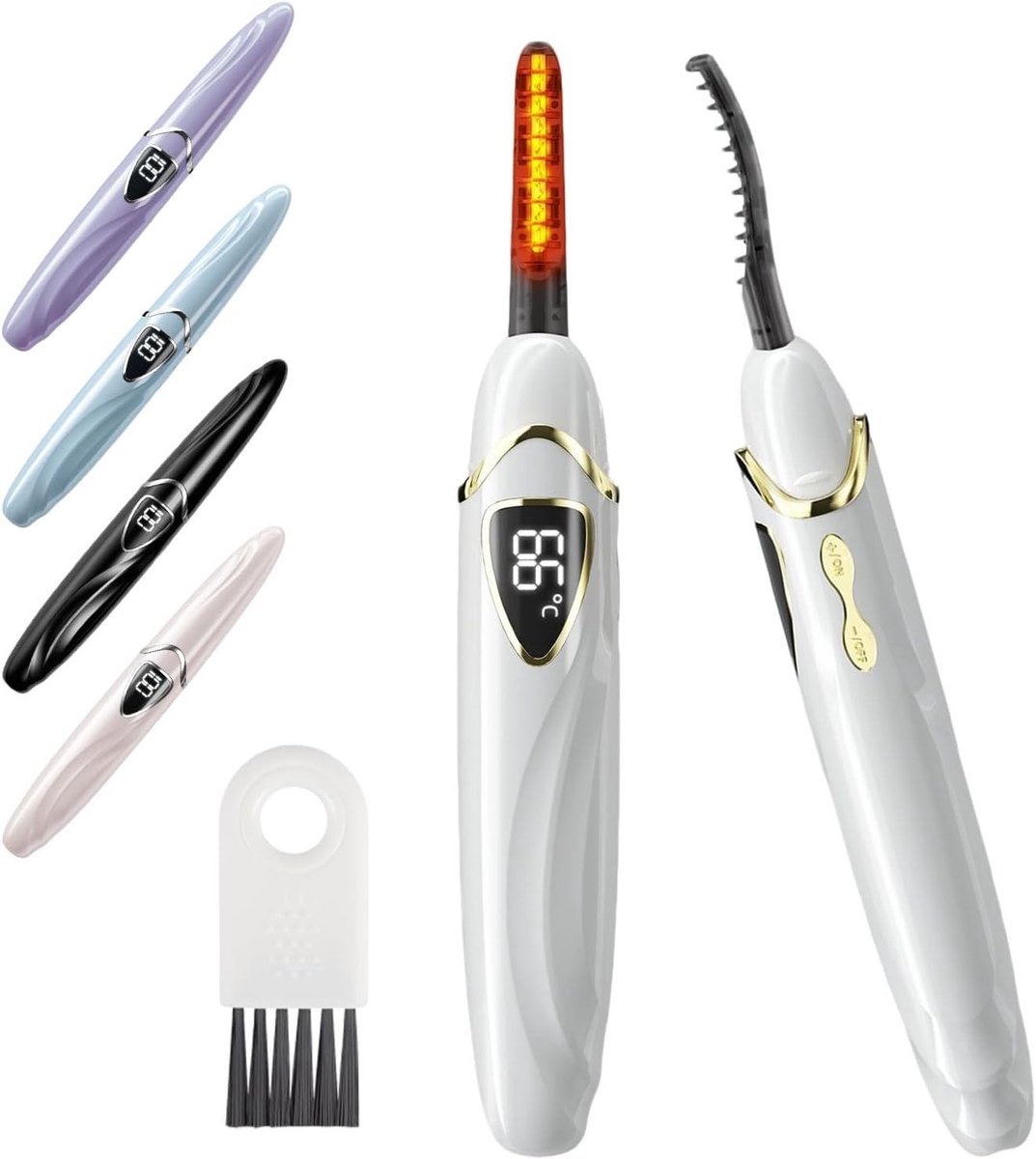 Heated Eyelash Curler met Nauwkeurige Temperatuurregeling, Brandveiligheid en Automatische Uitschakeling voor Langdurige Krulresultaten