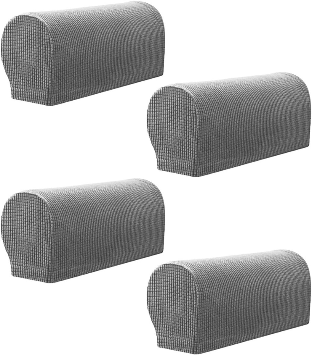Stretch Armchair Covers voor Armleuningen - Antislip Beschermhoezen voor Meubels, Verstelbare en Duurzame Bescherming