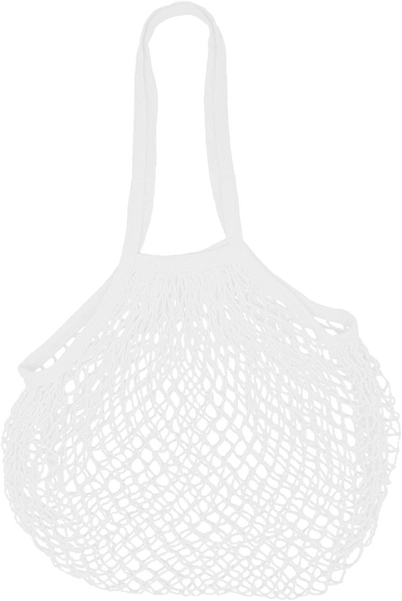 Grote Vouwbare Mesh Strandtas voor het Gezin - Ideaal voor Strand, Winkelen en Reizen - Lichtgewicht en Ruim met een Draagcapaciteit van 5 kg