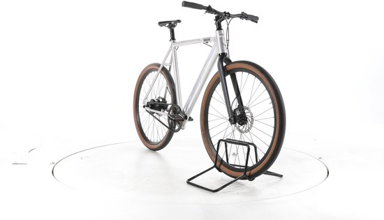 Coboc Brooklyn FAT Elektrische citybike Accu 250Wh 27,5" 2023 zilver Pro — afbeelding 2