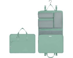 Thijox - 6-in-1 Packing Cubes Kofferorganizer met 360° Ophanghaken, Waterafstotende Compressiepakkubussen voor Handbagage, Ruimtebesparend en Multifun