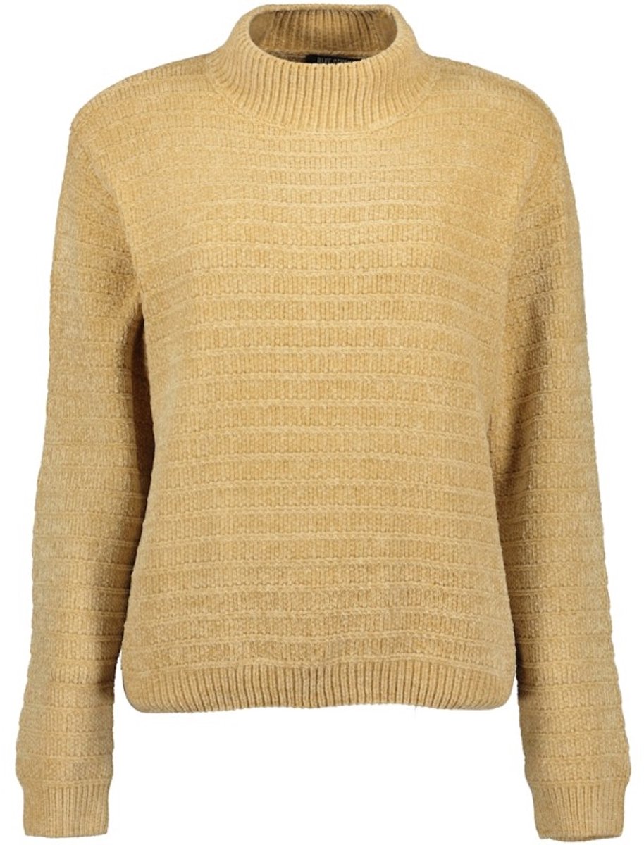 Blue Seven - dames - Trui 248189 beige opstaande kraag Blue Seven - maat 42