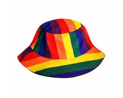 Pride Hoed – LGBTQ+ - Pride - Regenboog – Pride month – Rainbow – Pride vlag – Pride accessoire – Parade - Hoed - Accessoire – Pride kleding -