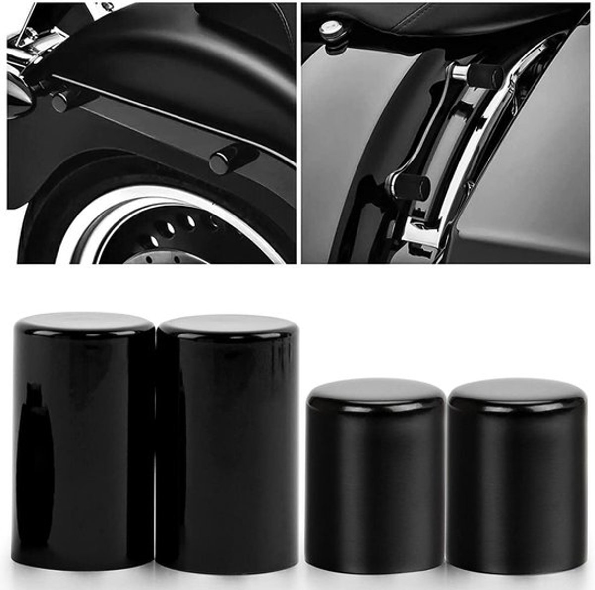 Jhubers - Docking hardware - Motoraccessoires - Zwart - Puntafdekking