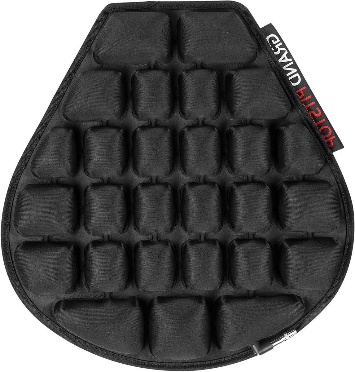 Motor Luchtkussen - Opblaasbaar Zadel - Comfortabel Rijden - Verstelbare Luchtdruk - 36 x 36 x 15.5 cm - Zwart