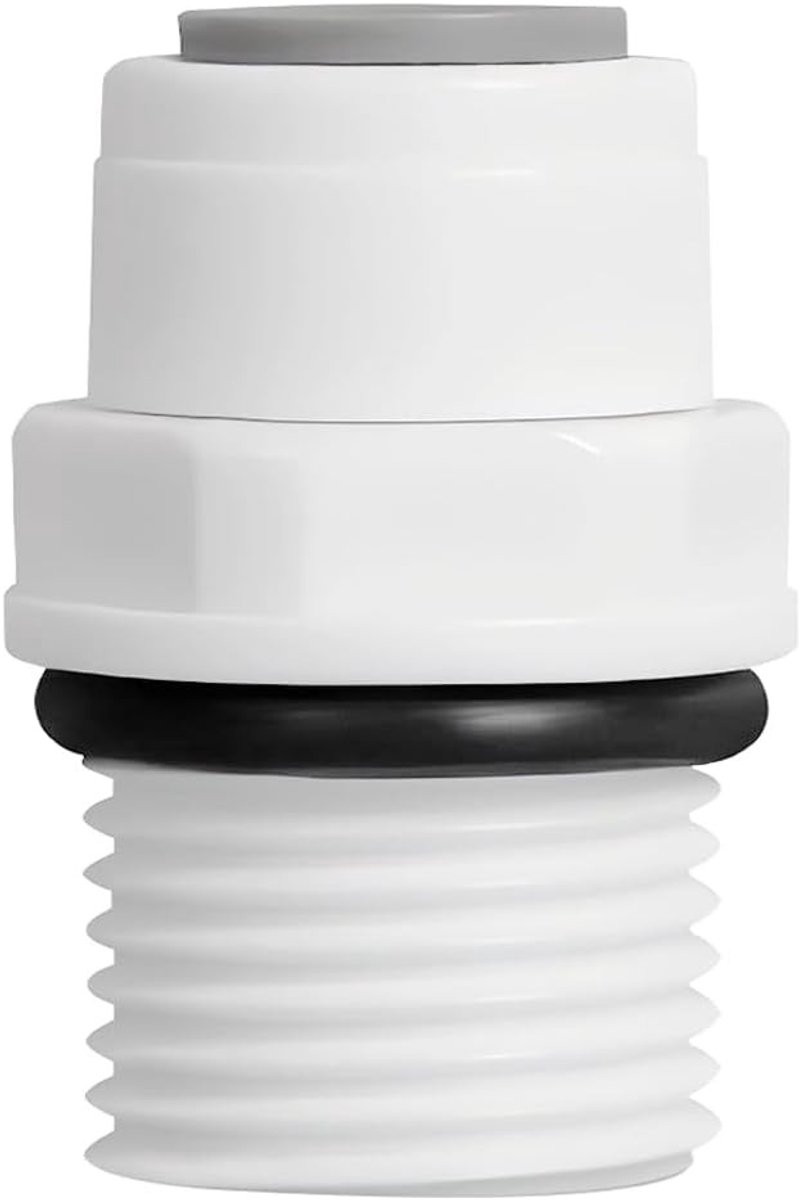 Waterfilter Systeem 1/2 Inch Mannetje naar 3/8 Inch Snelle Koppeling, Waterzuivering, Koelkast, Drinkwaterkwaliteit, Filterinstallatie