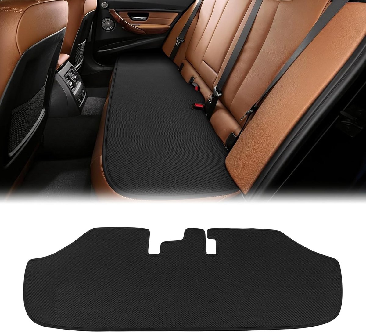 Ademend en Koelend Mesh Achterstoelhoes voor BMW 3 Serie F30 (2013-2018), Interieur Accessoires, Zwart, Ideaal voor Zomergebruik en Comfort