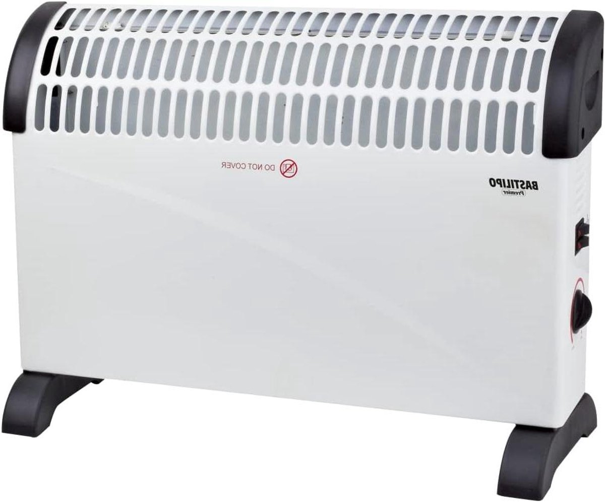 Elektrische Convector - Verwarming Apparaat - Ruimte Verwarmen - Instelbaar Vermogen - 53 cm Breed - Wit