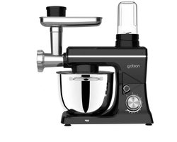 Gatson Multifunctionele Keukenmachine - Blender, Vleesmolen, Koekjesmaker & Groentesnijder - Keukenmixer - Keukenrobot