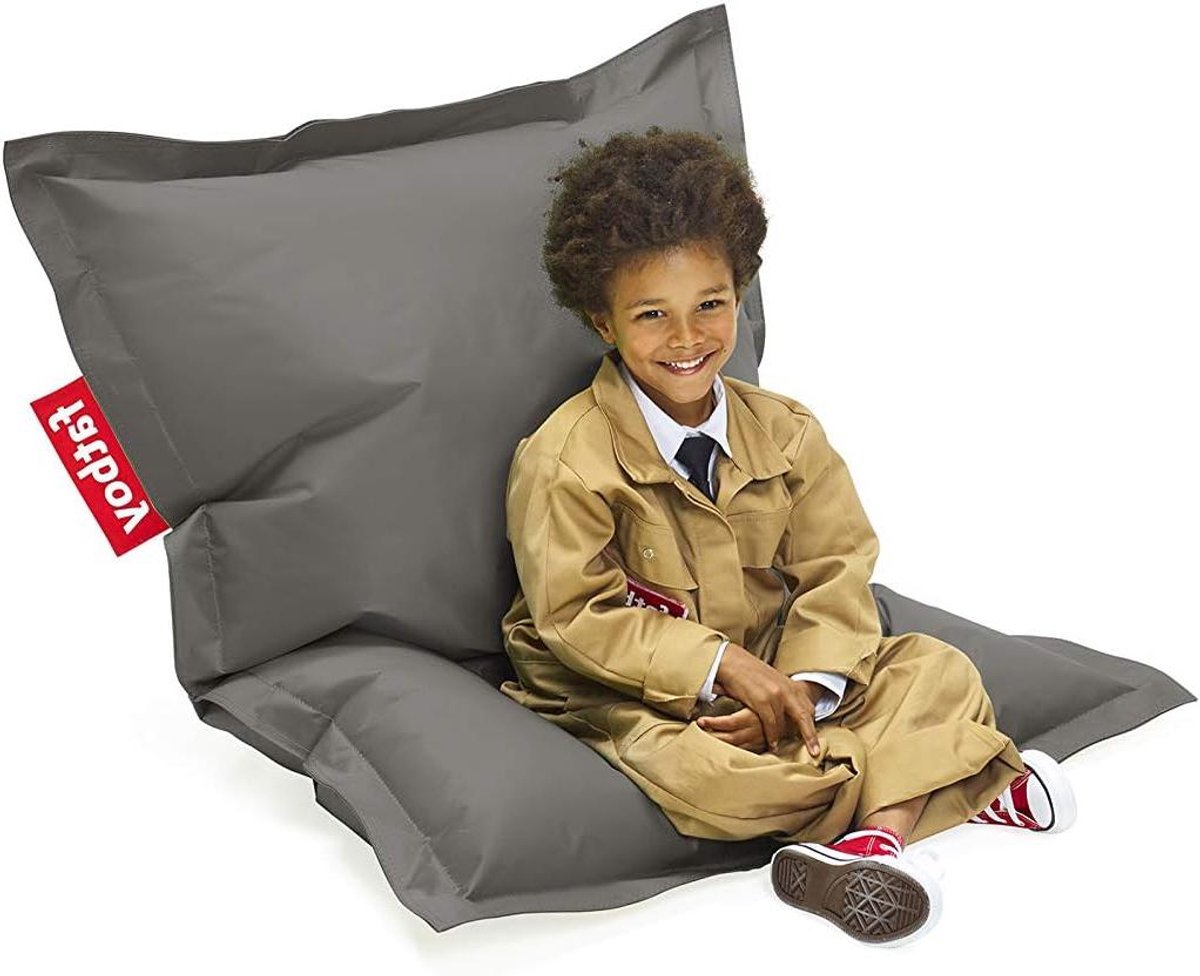 Kinder Zitzak - Lounge Stoel - Ontspannen en Spelen - Waterafstotend Nylon - 127 cm Hoog - Donkergrijs