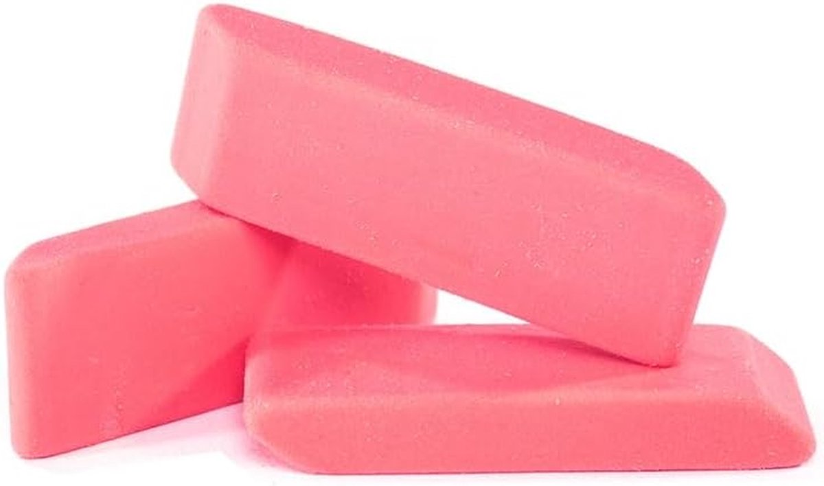 Vlekvrije Gummen - Kantoorgummen - Fouten Corrigeren - Zonder Papier Scheuren - 12 Stuks - Roze