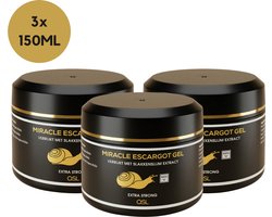 QSL Miracle Escargot Gel - Nr 1. Slakkengel - Slakken Gel - Slakkenslijmgel - 3 x 150ml