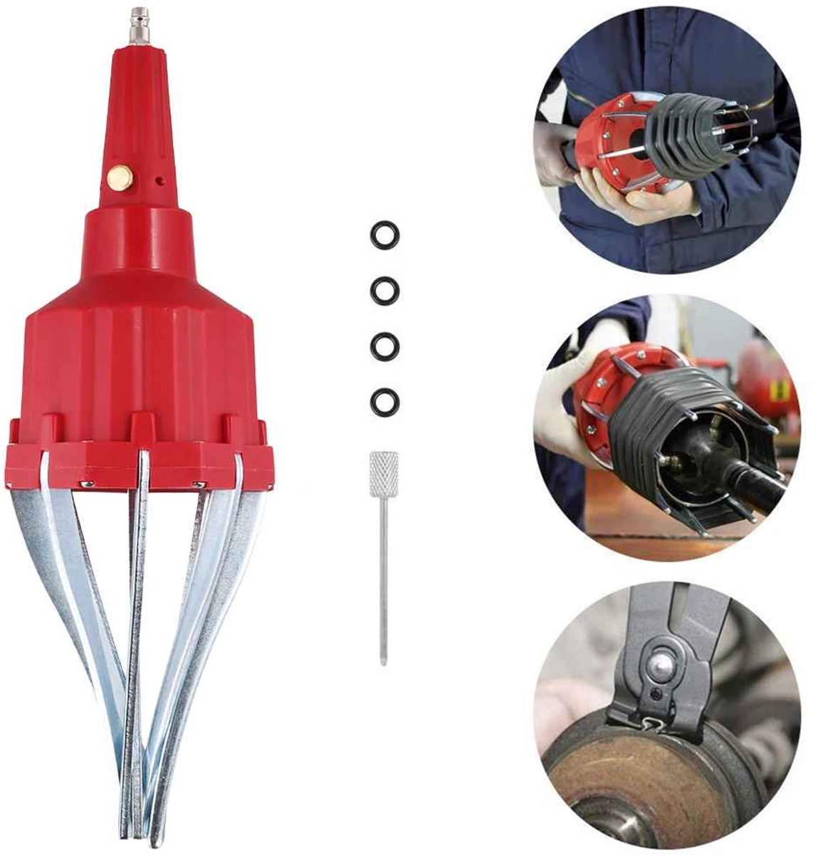 Casa Living Homokineethoes Expander - Pneumatisch CV-boot Montagegereedschap - Universeel - Inclusief Klemtangen en 30 Klemmen
