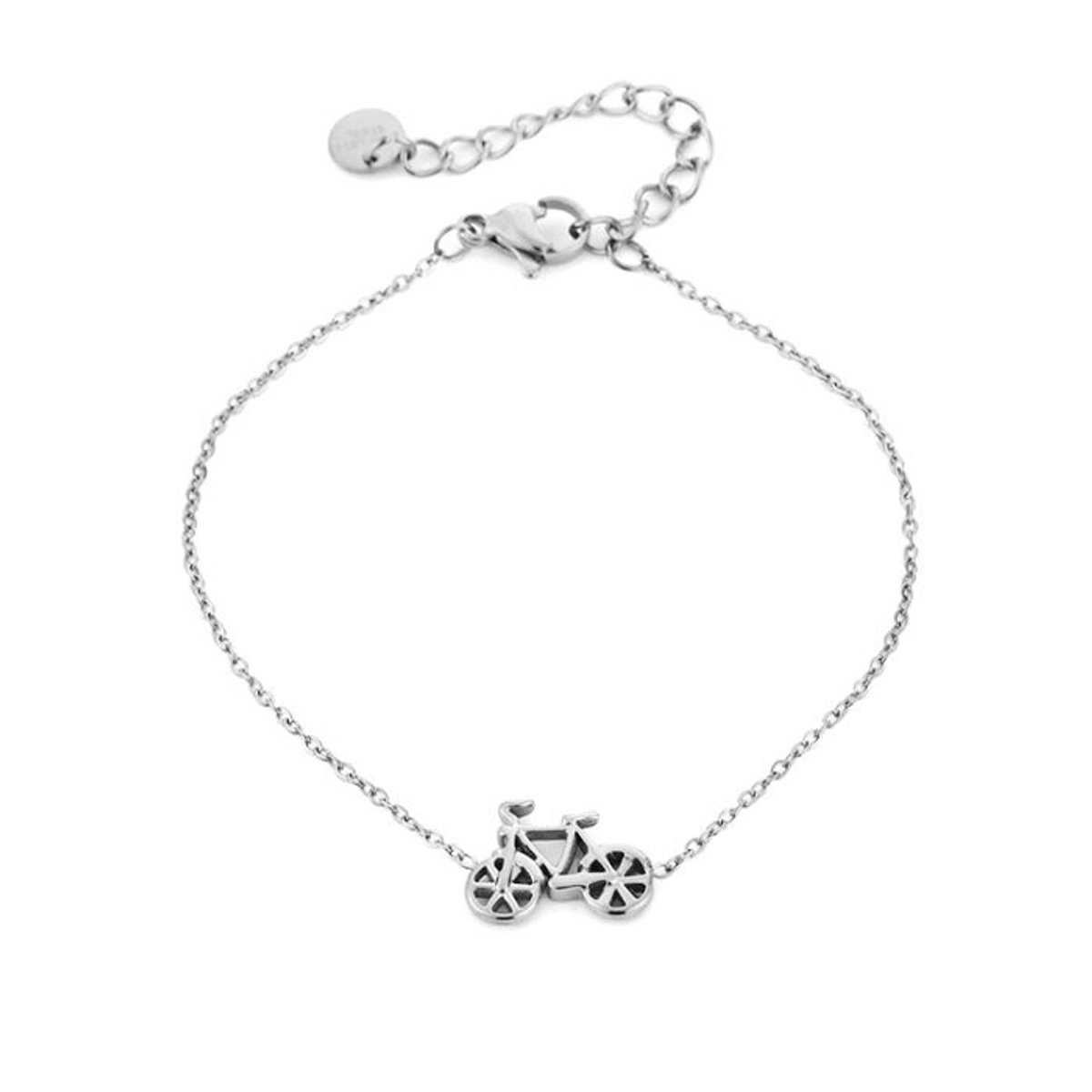 Bijoutheek Armband (Sieraad) Fiets Zilverkleurig