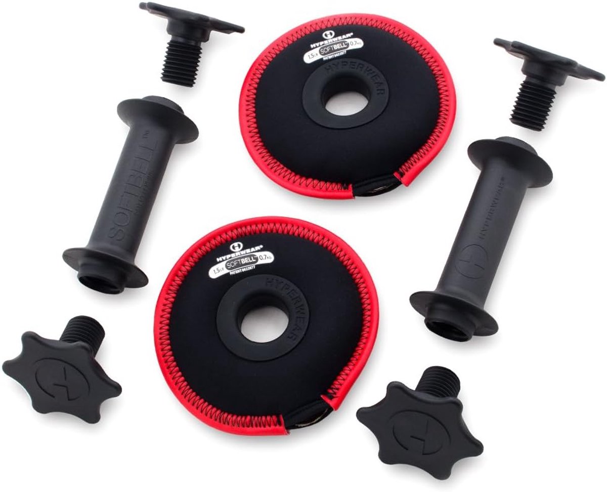 Thijox - SoftBell Dumbbell 5,5 kg | Zachte Neopreen Hantel | Verstelbare Dumbbells voor Thuis Fitness, Sportschool en Crossfit | Premium Kwaliteit