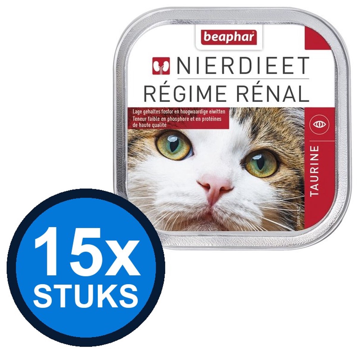 15x Beaphar – nierdieet kat taurine 100gr – Kattenvoer Natvoer – 100 g 15x Beaphar – nierdieet kat taurine 100gr – Kattenvoer Natvoer – 100 g