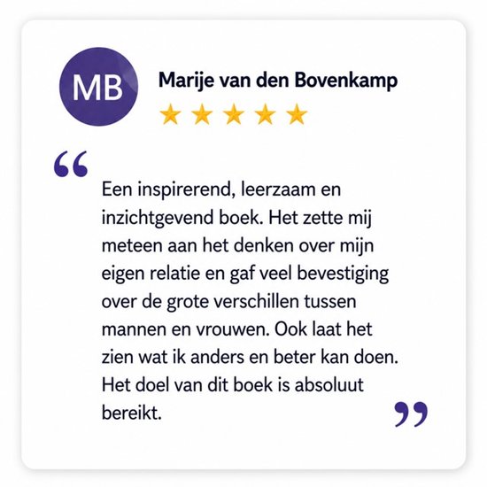 Begrijp het verschil tussen de man en de vrouw en voorkom misverstanden in liefde, relaties en huwelijk - Man & Vrouw - Het Echte Verschil - Geschikt voor Singles - Verloofden - En Getrouwde stellen