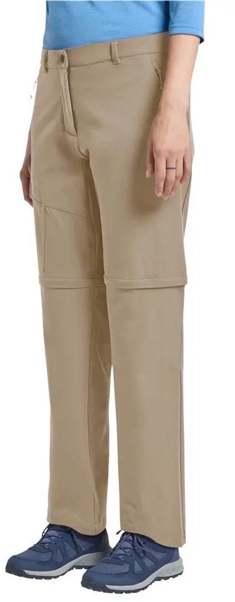 Jack Wolfskin Pico Trail Zip Off Broek Beige 8 / Short Vrouw