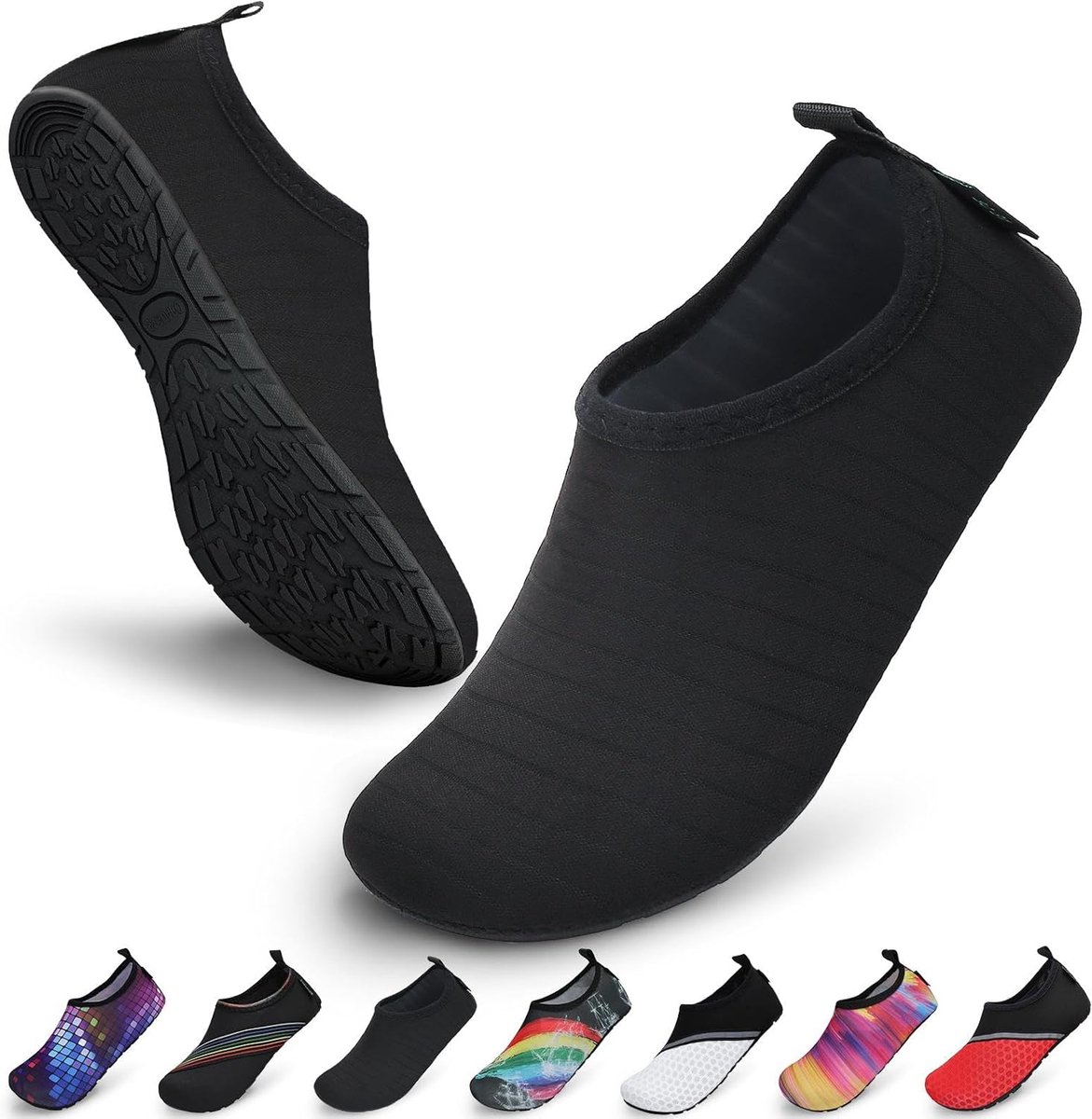 SAGUARO Waterschoenen Heren Dames Zwemschoenen Antislip Lichtgewicht Watersportschoenen Sneldrogend Blote Voeten - ShopVlot