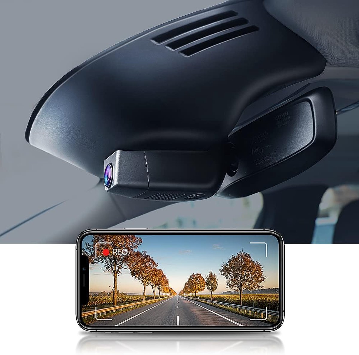 Thijox - FITCAMX Dash Cam voor Volvo XC90, XC90 Recharge, XC90 Hybrid 2016-2022 - 4K WiFi Video UHD 2160P - Botsingsdetectie - Eenvoudig te Installere