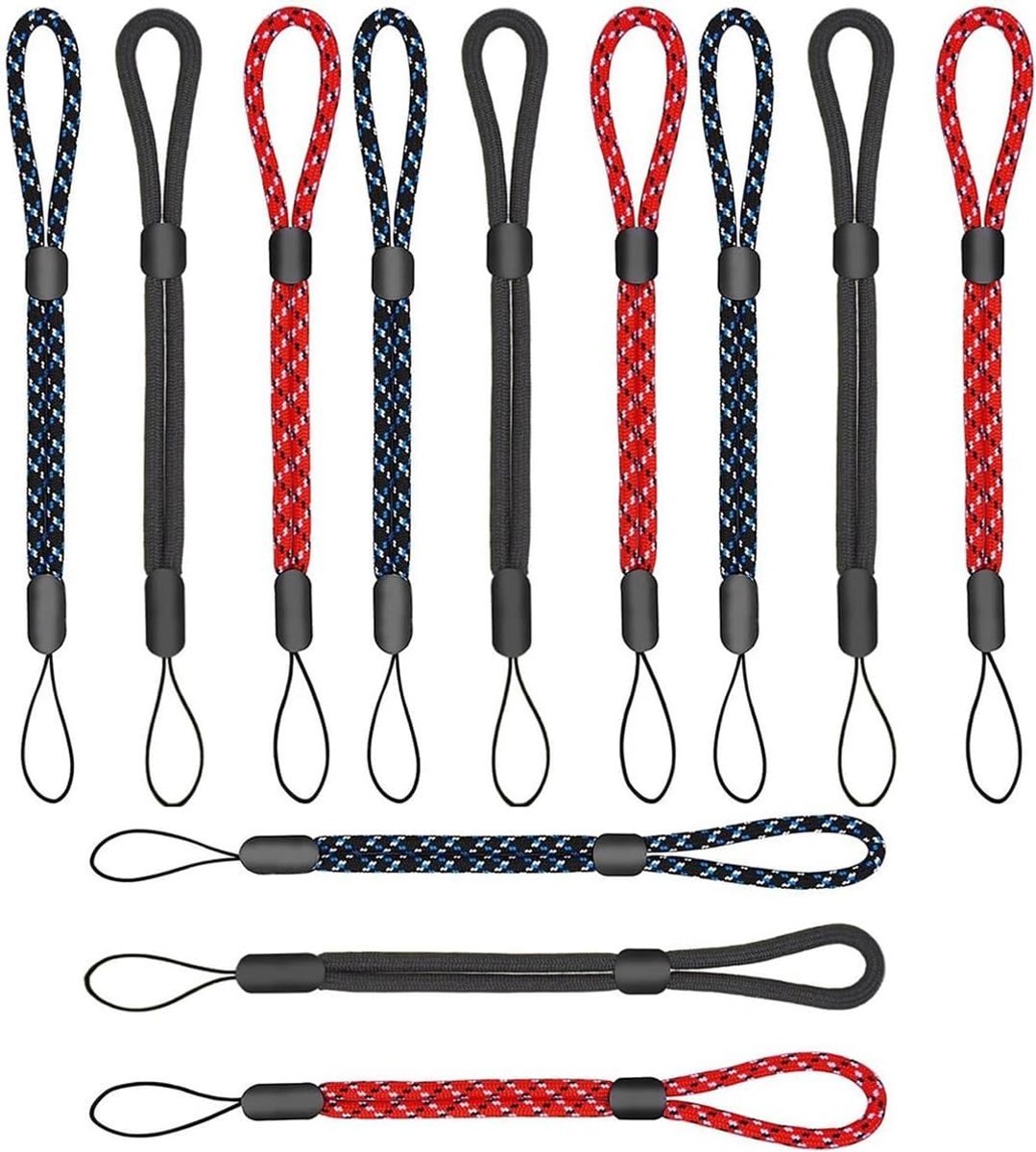 Set of 12 Camera Laces, Adjustable Wrist Strap, Camera Tether Set, Safety Strap, Nylon Wristband for Mobile Cases - ShopVlot