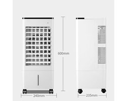 Norvia - Mobiele Airco - Airco - Zonder Kanalen - 9 Liter Watertank - Afstandsbediening - Still En Compact - Energielabel A