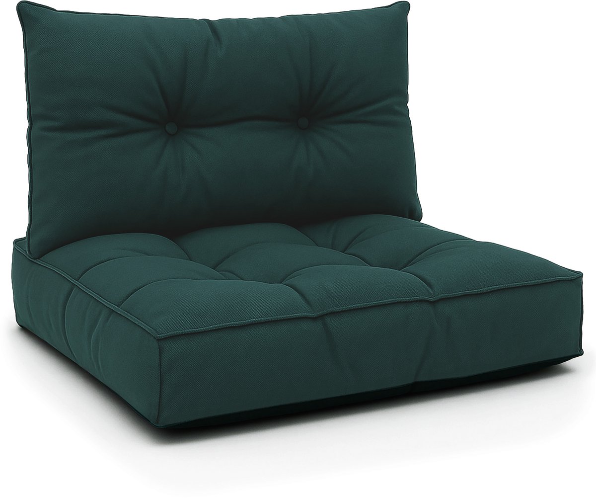 Kussen Lounge Tuinmeubelen - Rugkussen 40x70 cm Rug Rattan Ideaal voor balkon terras loungeset buiten comfort vulling dik duurzaam Groente