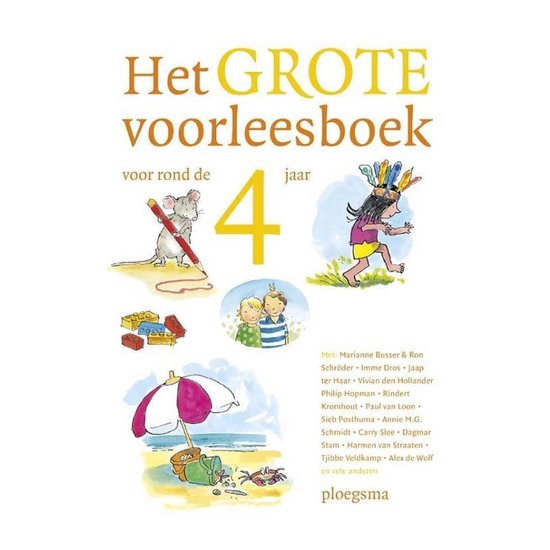 Het grote voorleesboek voor rond de 4 jaar - cover