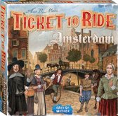 Ticket to Ride Amsterdam – Nederlandstalig Bordspel voor 2 tot 4 spelers - Snel strategisch spel vanaf 8 jaar - Speel in 17e-eeuws Amsterdam