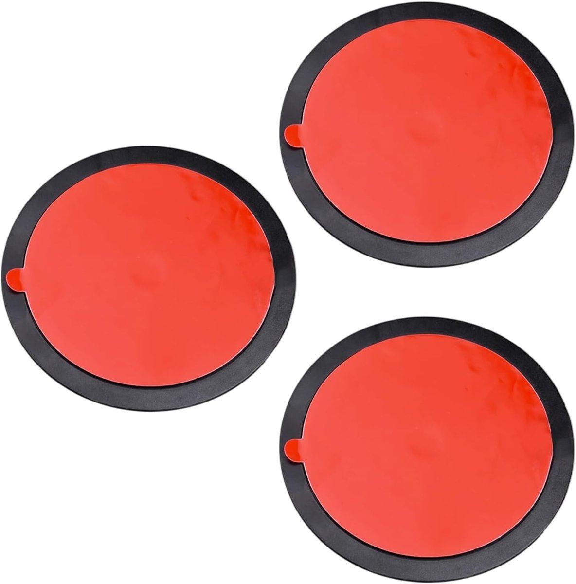 Set van 3 Hechtingspads 73mm voor Smartphonehouder met Zuignap - Geschikt voor Dashboard, Extra Stevig en Warmtebestendig, Geen Restanten