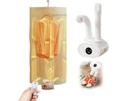 600W Draagbare Elektrische Droger – Mini 3-in-1 Warmtepompdroger – Multifunctioneel Ontwerp – Kleine Hete Luchtdroger – Geschikt voor Kleding, Schoenen, Appartement, Huis, Reizen