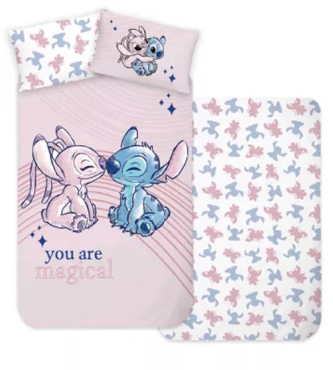 Lilo and Stitch Peuterdekbedovertrek Magical - 100 x 135 cm - Katoen