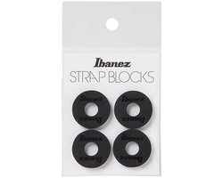 Ibanez ISB4-BK Sillicone Strap Blocks Zwart (4 Stuks)