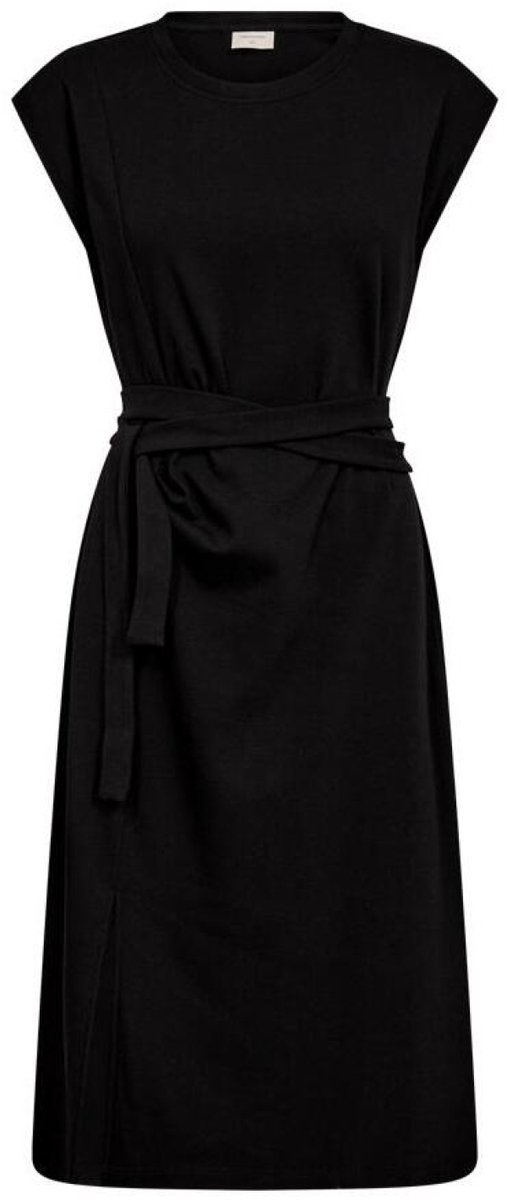 Freequent Jurk Fqwrap Dress 208276 Black Dames Maat - XXL