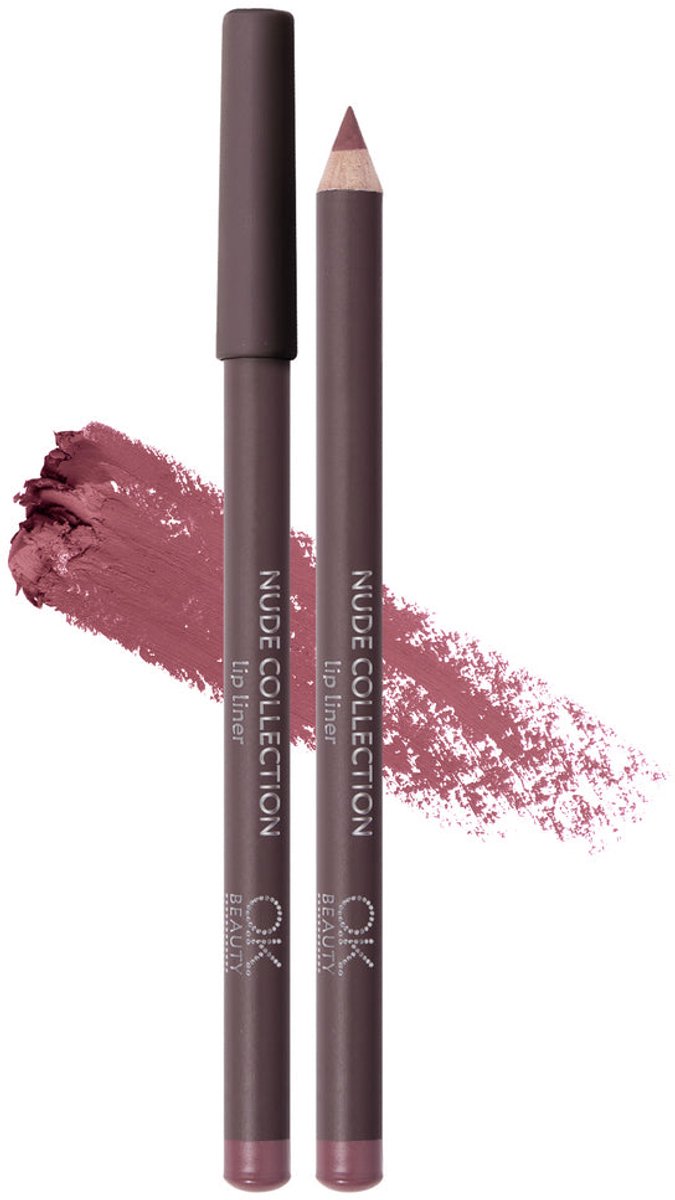 Lipliner - Nude collection - Nude Lipliner Mat met Kokosolie - Kleur nr 40 - OK-Beauty
