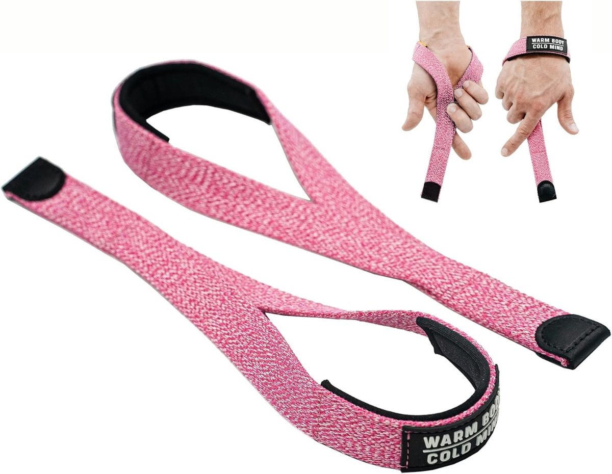 Lifting Polsbanden - Katoen - Maximale Polssteun - Antislip Grip - Voor Gewichtheffen en Powerlifting