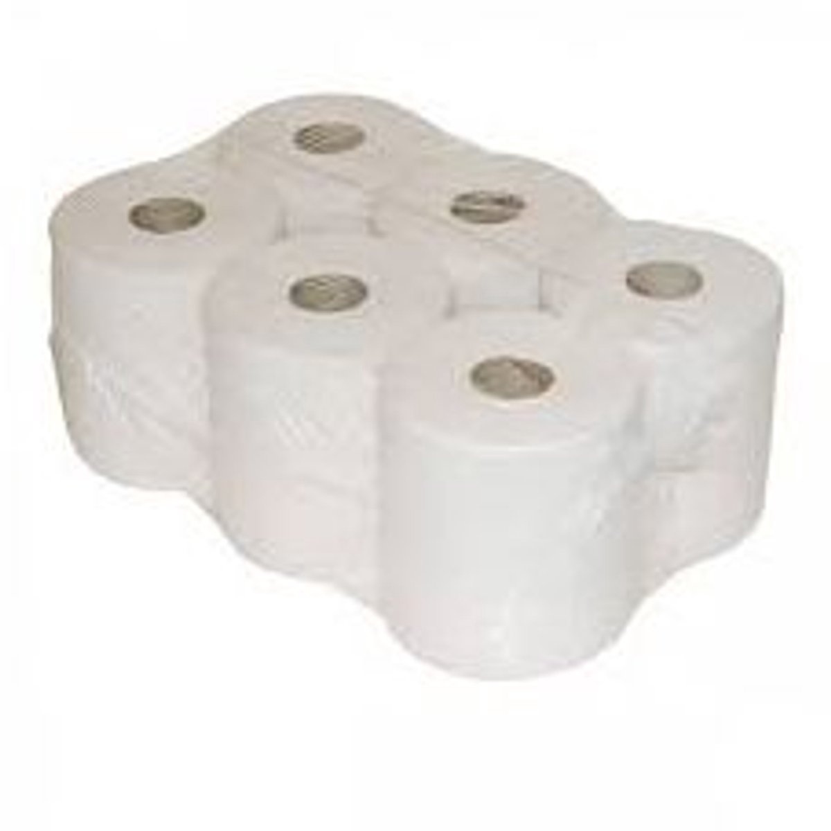 Poetspapier 6st midi rollen recycled wit 1 laags per rol x19.2cm 6 rollen (6151804691636)