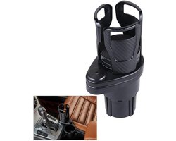 Auto Bekerhouder - 2 in 1 Bekerhouder - Universele Bekerhouder Auto Ventilatierooster - Verstelbare Drankenhouder met Antislip - Compacte Bekerhouder Geschikt voor Polo 6R 6N 6N2 6C 9N 9N3 - Kookhulp voor Blikjes Koffiebekers en Flesjes - Zwart
