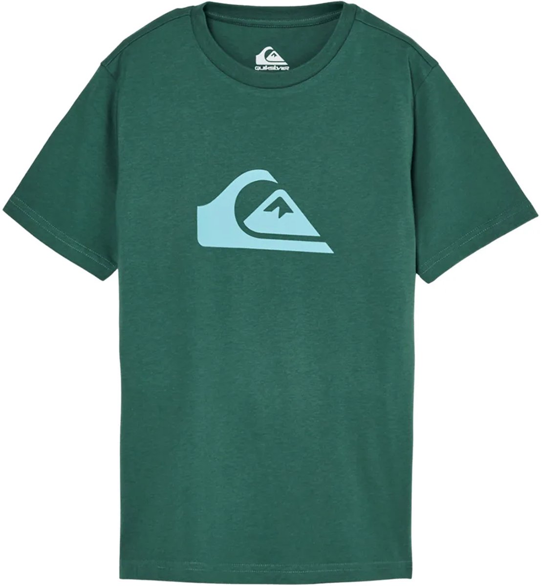 Quiksilver Evo Comp Logo T-shirt Met Korte Mouwen 12 Years Jongen Forest