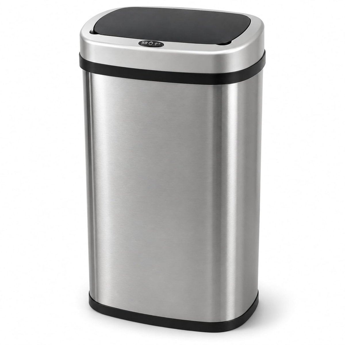 Sensor Prullenbak - RVS - 60 Liter - Soft Close Deksel - Voor Huishoudens