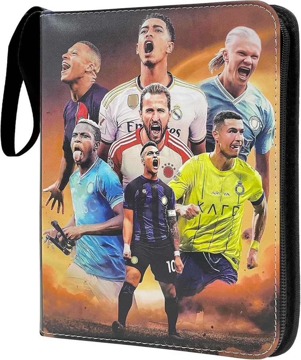 Voetbalkaartalbum - PU Leer - Tot 400 Kaarten - Waterdicht - Voor Verzamelaars