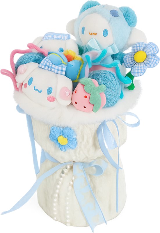 La Roselle Amsterdam Cinnamoroll Gift Box - Luxe Knuffel Cadeaubox met Blauwe Decoratie, Strik en Kawaii Accessoires - Cadeau voor Kinderen — afbeelding 3