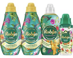 Robijn Perfect Match - Paradise Secret - 4 stuks - 2x wasmiddel + 1 wasverzachter + 1 wasparfum - Voordeelverpakking