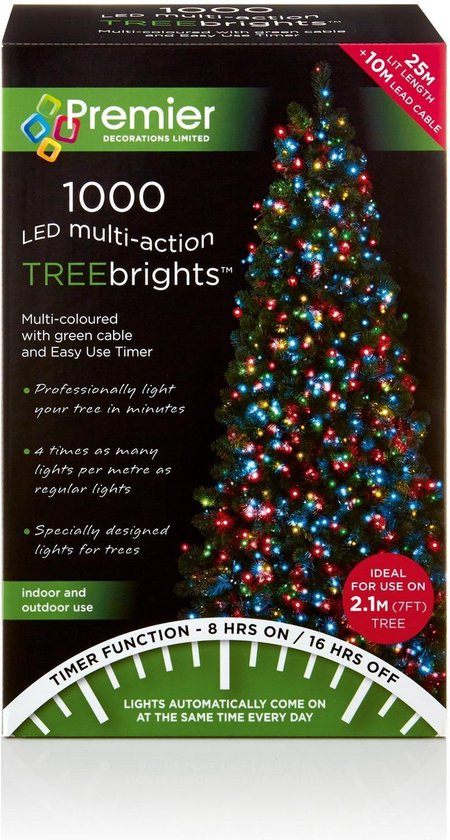 Kerstverlichting | Kerstversiering | 1000 LED Multi-Action Christmas  Treebrights... | bol.com